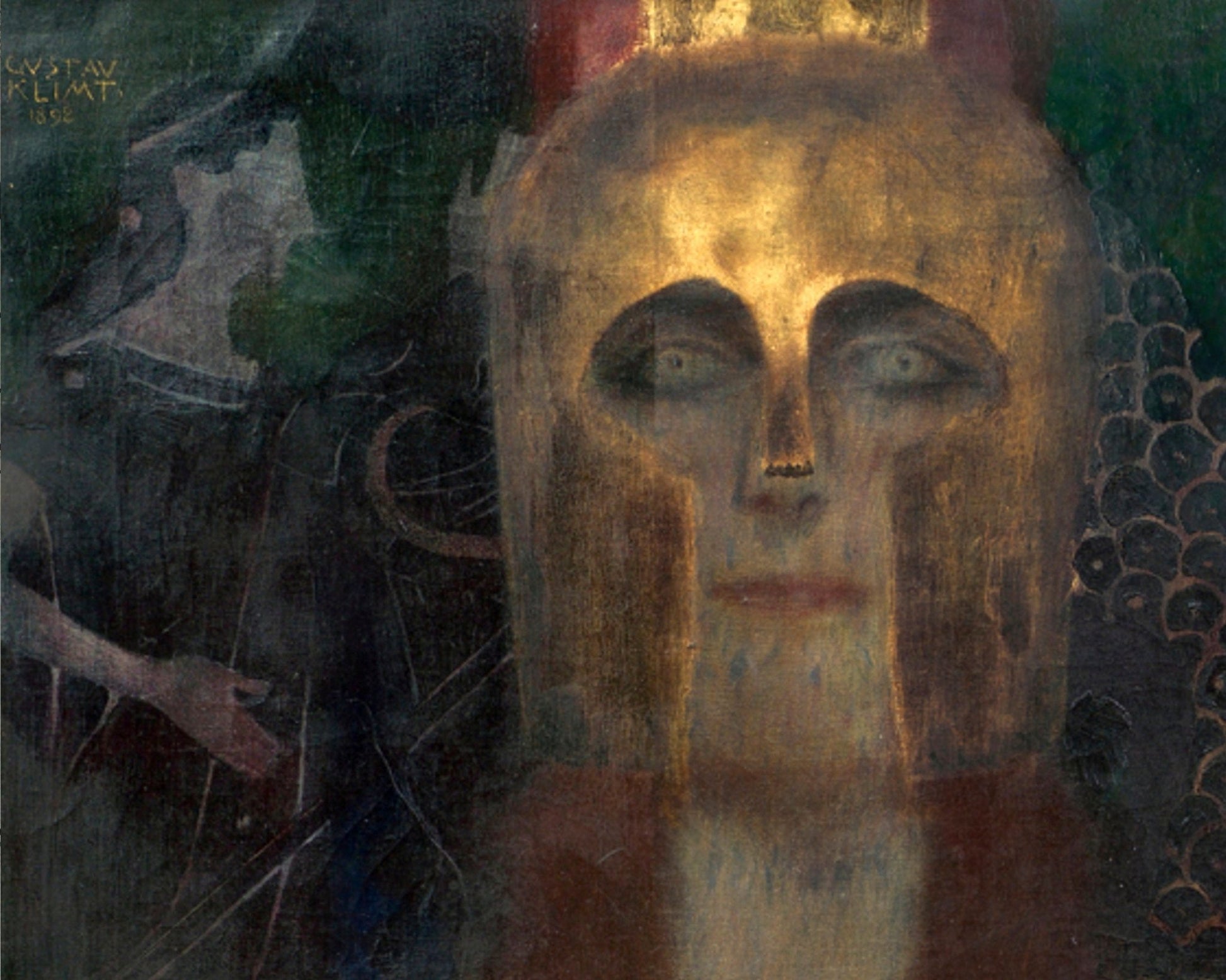 Gustav Klimt "Pallas Athene" (c.1898) - Mabon Gallery