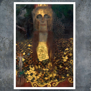 Gustav Klimt "Pallas Athene" (c.1898) - Mabon Gallery