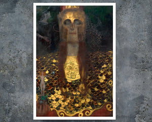 Gustav Klimt "Pallas Athene" (c.1898) - Mabon Gallery