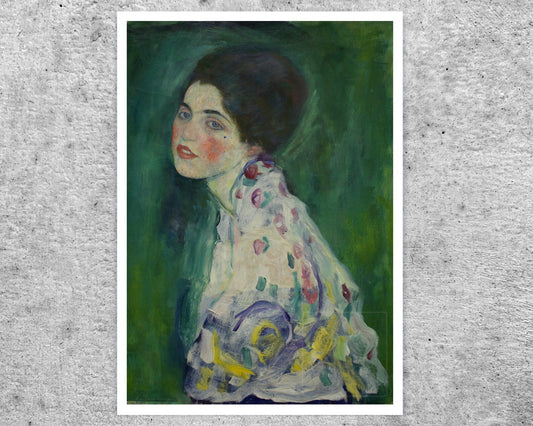 Gustav Klimt "Portrait of a Lady" (c.1916 - 1917) - Mabon Gallery