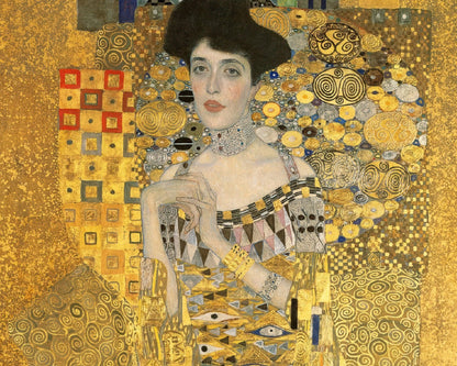Gustav Klimt "Portrait of Adele Bloch - Bauer I" (c.1907) - Mabon Gallery