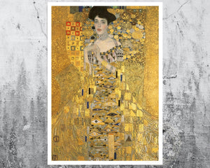 Gustav Klimt "Portrait of Adele Bloch - Bauer I" (c.1907) - Mabon Gallery