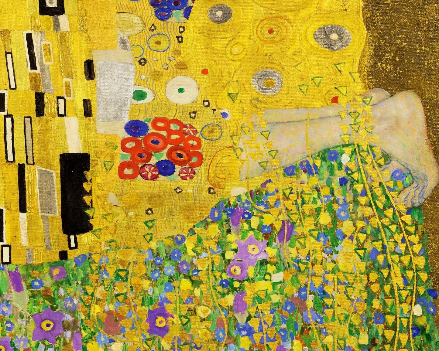 Gustav Klimt "The Kiss" (c.1907) - Mabon Gallery