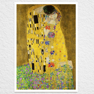 Gustav Klimt "The Kiss" (c.1907) - Mabon Gallery