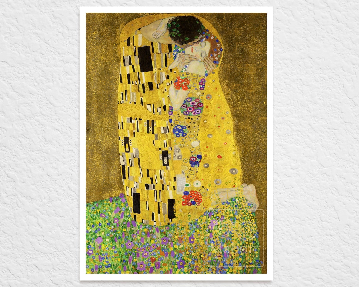 Gustav Klimt "The Kiss" (c.1907) - Mabon Gallery