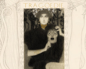 Gustav Klimt “Tragödie” (c.1897) - Mabon Gallery