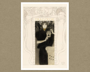 Gustav Klimt “Tragödie” (c.1897) - Mabon Gallery