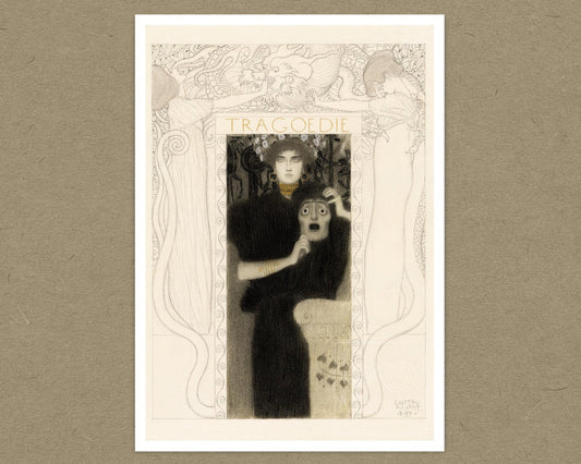 Gustav Klimt “Tragödie” (c.1897) - Mabon Gallery