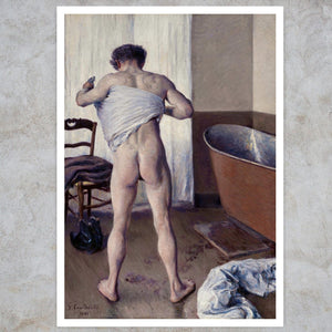 Gustave Caillebotte "Man At His Bath" (c.1884) - Mabon Gallery