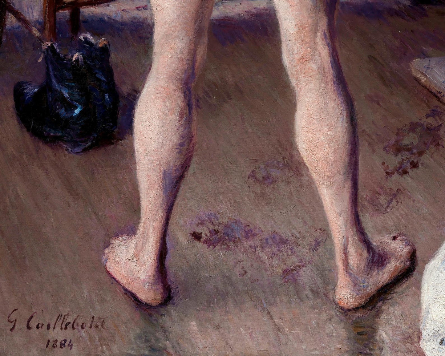 Gustave Caillebotte "Man At His Bath" (c.1884) - Mabon Gallery