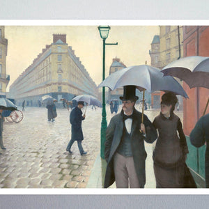Gustave Caillebotte "Paris Street, Rainy Day" (c.1877) - Mabon Gallery