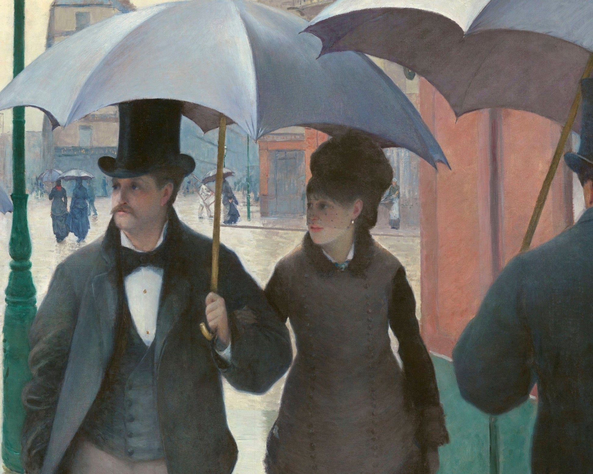 Gustave Caillebotte "Paris Street, Rainy Day" (c.1877) - Mabon Gallery