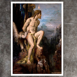 Gustave Moreau "Prometheus" (1868) - Mabon Gallery
