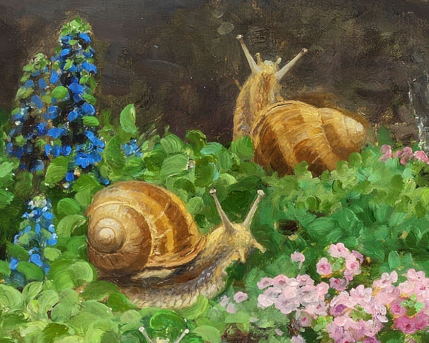 Hans Andersen Brendekilde “Snails in the Painters Garden” (c.1930) - Mabon Gallery