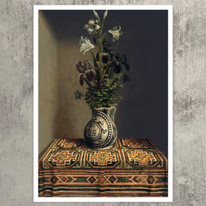 Hans Memling "Flowers in a Jug" (c.1485) - Mabon Gallery