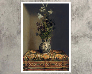 Hans Memling "Flowers in a Jug" (c.1485) - Mabon Gallery