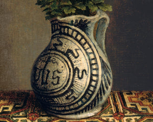 Hans Memling "Flowers in a Jug" (c.1485) - Mabon Gallery