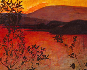 Harald Sohlberg "Evening Glow" (c.1893) - Mabon Gallery