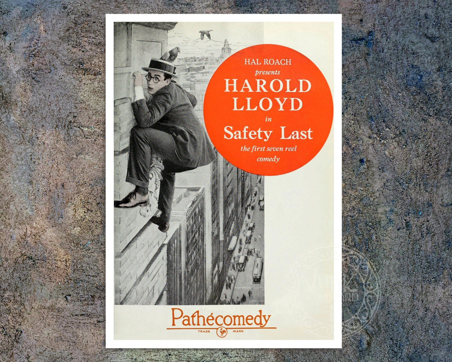 Harold Lloyd "Safety Last" (1923) - Mabon Gallery
