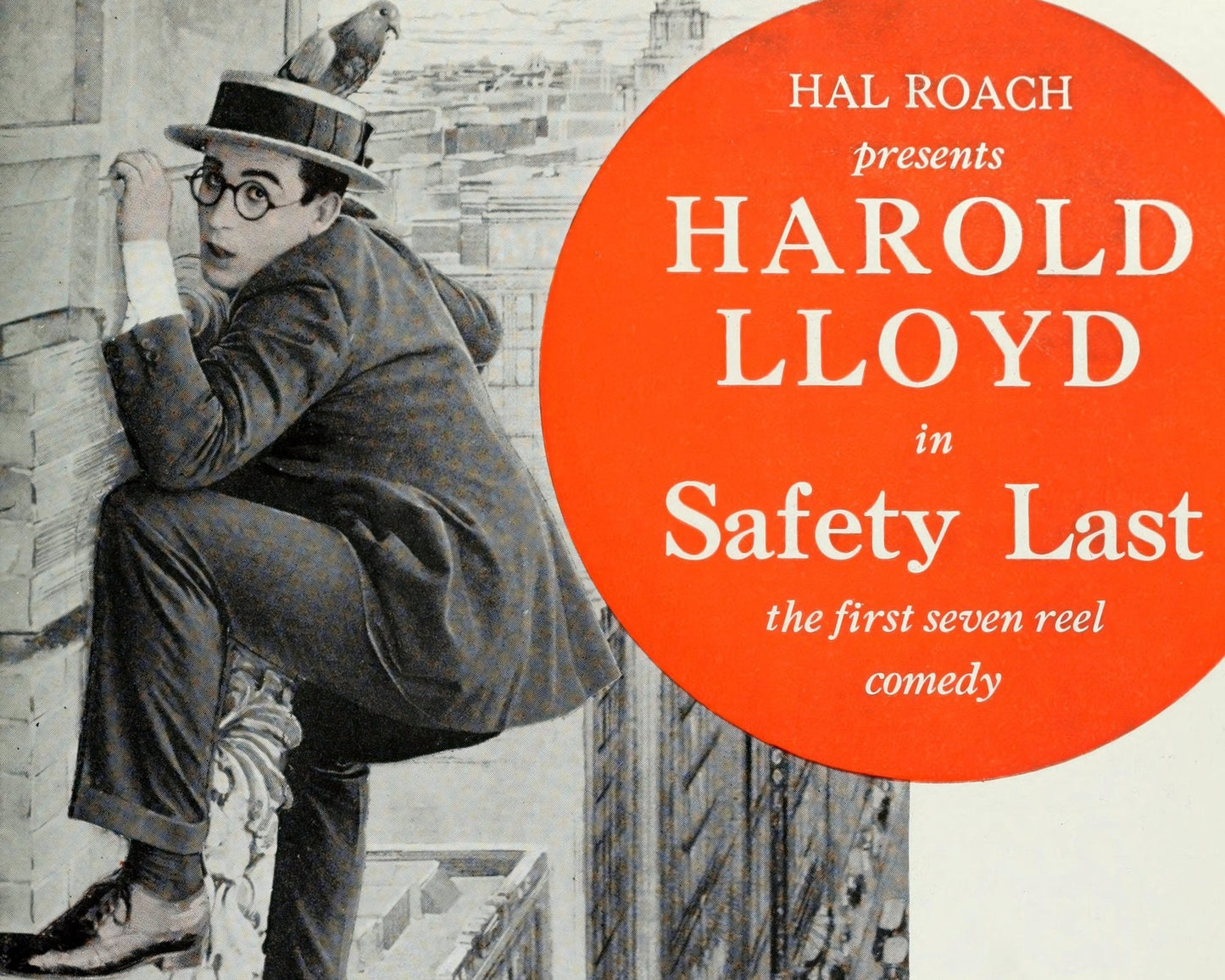 Harold Lloyd "Safety Last" (1923) - Mabon Gallery