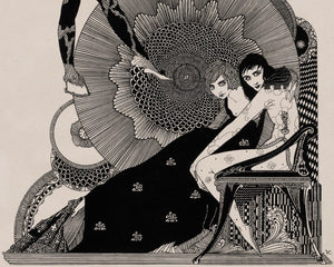 Harry Clarke "Faust” (c.1920) Illustration For Fronticepiece - Mabon Gallery