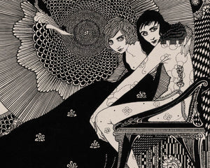 Harry Clarke "Faust” (c.1920) Illustration For Fronticepiece - Mabon Gallery