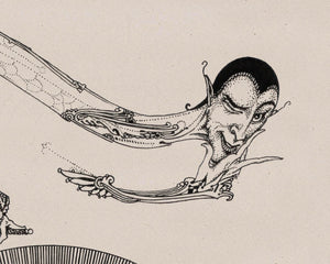 Harry Clarke "Faust” (c.1920) Illustration For Fronticepiece - Mabon Gallery
