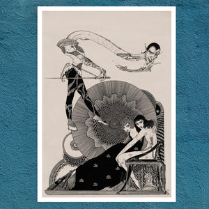 Harry Clarke "Faust” (c.1920) Illustration For Fronticepiece - Mabon Gallery