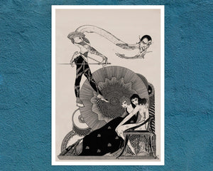 Harry Clarke "Faust” (c.1920) Illustration For Fronticepiece - Mabon Gallery