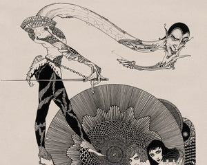 Harry Clarke "Faust” (c.1920) Illustration For Fronticepiece - Mabon Gallery