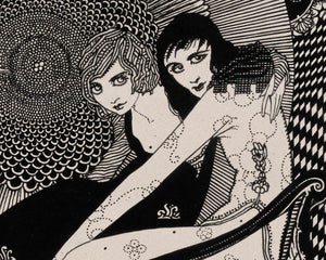 Harry Clarke "Faust” (c.1920) Illustration For Fronticepiece - Mabon Gallery