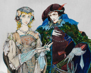 Harry Clarke "Faust - Garden Scene” (c.1916) - Mabon Gallery