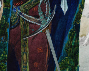 Harry Clarke "Faust - Garden Scene” (c.1916) - Mabon Gallery