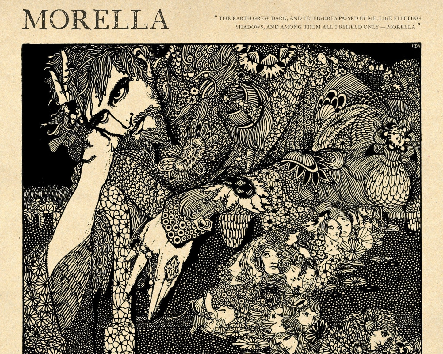Harry Clarke "Morella" (c.1919) Edgar Allan Poe - Mabon Gallery