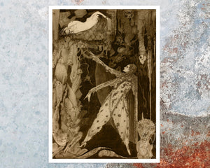 Harry Clarke "Oh How Heavenly Fair" (c.1924) - Mabon Gallery