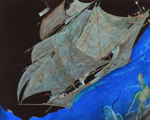 Harry Clarke "The Colossal Waters" (c.1919) - Mabon Gallery