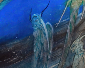 Harry Clarke "The Colossal Waters" (c.1919) - Mabon Gallery