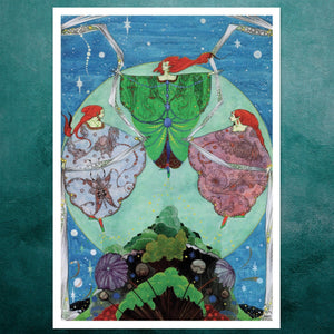 Harry Clarke "The Elf Hill” (c.1916) llustration for Fairy Tales by Hans Christian Andersen - Mabon Gallery