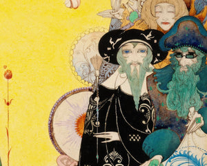 Harry Clarke "The Lady of Decoration" (c.1914) - Mabon Gallery