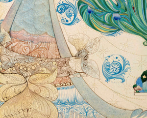 Harry Clarke "The Lady of Decoration" (c.1914) - Mabon Gallery