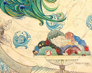 Harry Clarke "The Lady of Decoration" (c.1914) - Mabon Gallery