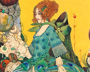 Harry Clarke "The Lady of Decoration" (c.1914) - Mabon Gallery