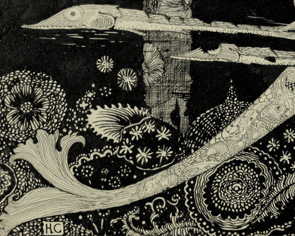 Harry Clarke "The Little Sea Maid" (c.1916) - Mabon Gallery