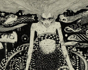 Harry Clarke "The Little Sea Maid" (c.1916) - Mabon Gallery