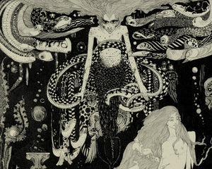 Harry Clarke "The Little Sea Maid" (c.1916) - Mabon Gallery