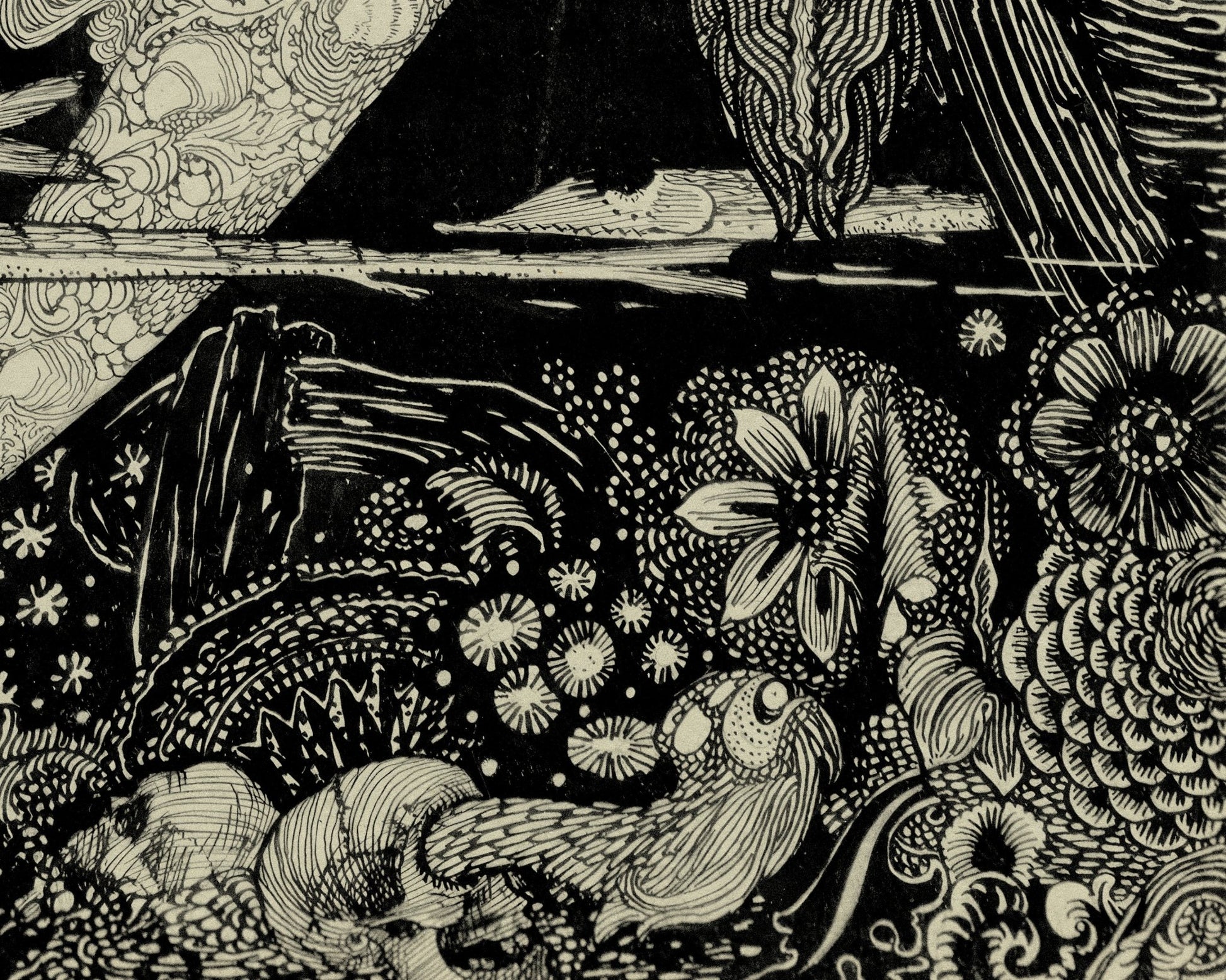 Harry Clarke "The Little Sea Maid" (c.1916) - Mabon Gallery