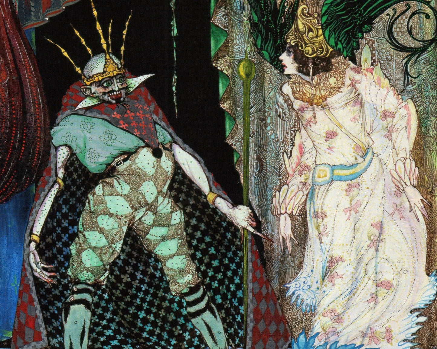 Harry Clarke "The Travelling Companion” (c.1916) Vintage Book Illustration - Mabon Gallery