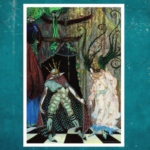 Harry Clarke "The Travelling Companion” (c.1916) Vintage Book Illustration - Mabon Gallery