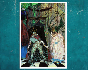 Harry Clarke "The Travelling Companion” (c.1916) Vintage Book Illustration - Mabon Gallery