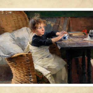 Helene Schjerfbeck "The Convalescent" (c.1888) - Mabon Gallery